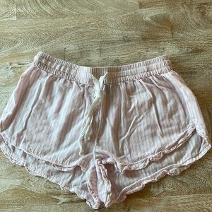 Topshop pinstriped sleep shorts